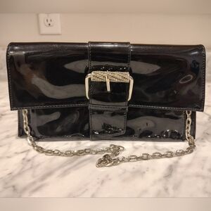 Kenneth Cole Reaction Patent Leather Shoulder Bag